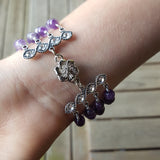 Goddess Saraswati Amethyst Bracelet - Sacred Skaia