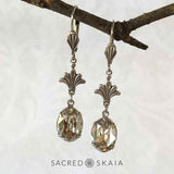 Freya Crystal Drop Earrings