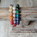 Chakra Convertible Half Mala