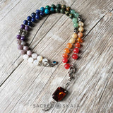 Chakra Convertible Half Mala