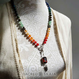 Chakra Convertible Half Mala