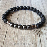 I Am Courageous mala bracelet