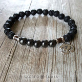 I Am Courageous mala bracelet