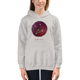 Capricorn Kids Hoodie by Bella + Canvas