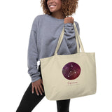 Capricorn large organic tote bag