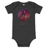Capricorn Baby Onesie T-Shirt by Bella + Canvas