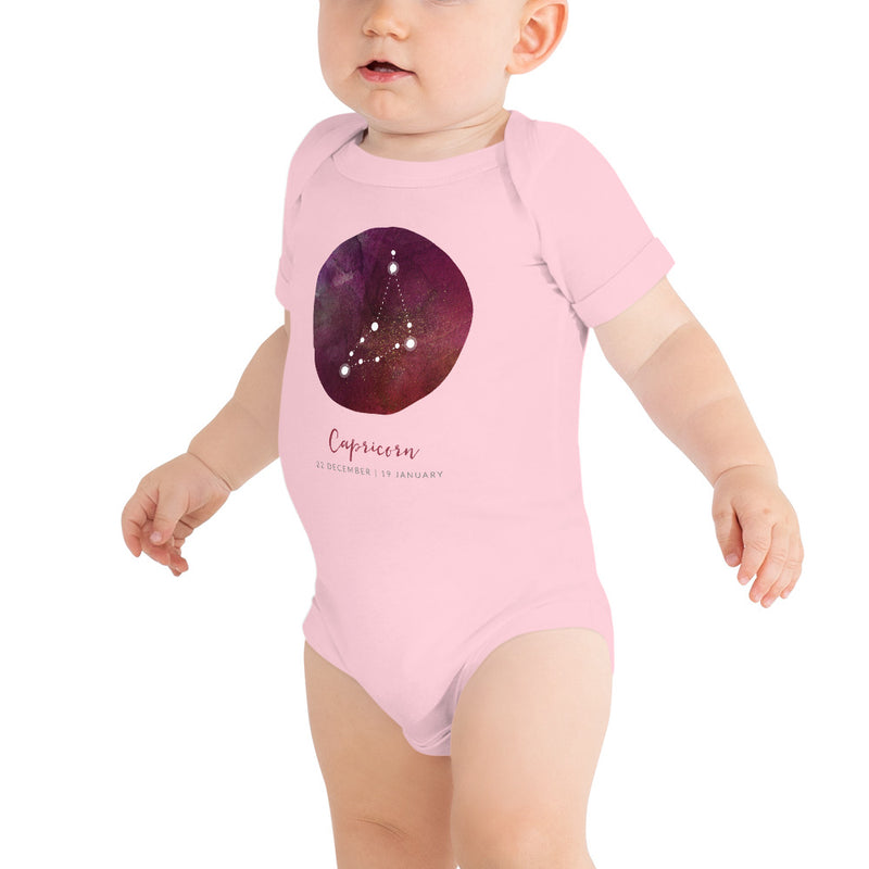 Capricorn Baby Onesie T-Shirt by Bella Canvas – Sacred Skaia